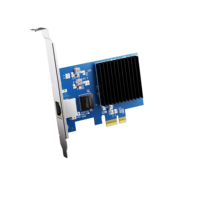 Kartu Jaringan Ethernet Berkabel PCIe 4.0-1X 10G RJ45 1 Port Internal Realtek8127(PXE) Merek Netral TXA401 Stok Server