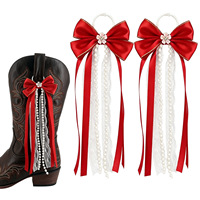 Ruban décoratif à nœud, bottes en jean, accessoires, ruban, accessoires de chaussures populaires pour l'été