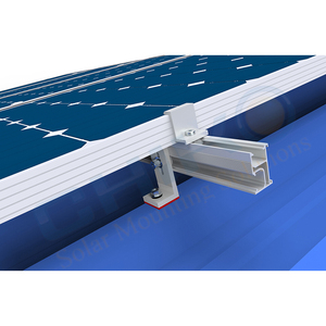 Sistema de montaje de panel solar para techo de montaje rápido, portaequipajes corrugado para instalación de stent fotovoltaico doméstico - Product Image 1