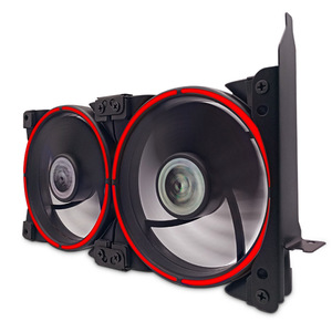 S240 การ์ดกราฟิกคูลเลอร์พัดลมคู่ขนาด 12 ซม. พร้อมวงแหวนไฟ LED สำหรับระบายความร้อน GPU - Product Image 3