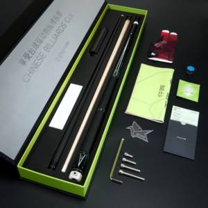 Juego de Taco de Billar Profesional ZENI XW02 de 58 Pulgadas con Baja Deflexión, Doble Eje y Puntas de 12.2mm/12.5mm para Sala de Juegos en Casa y Club - Product Image 1