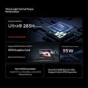 ThinkPad T16g AI 16 pouces Station de travail mobile Ultra7 32 Go de RAM 1 To SSD RTX5060 8 Go Ordinateur portable professionnel pour designers et entreprises Haute performance - Product Image 5