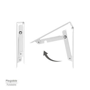 Wolfpack Dado a farfalla pieghevole bianco 300 mm. - Product Image 3