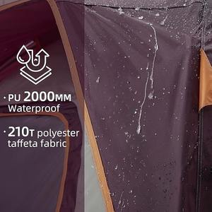 Tente de <span class=keywords><strong>camping</strong></span> OEM à montage rapide pour 4 personnes, abri en dôme imperméable, pour sorties en famille, festivals ou escapades de week-end - Product Image 4