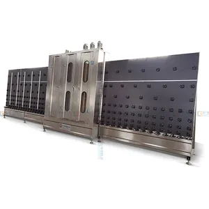 Mesin Pengering cuci Mesin manufaktur kaca isolasi vertikal konfigurasi kelas atas untuk kaca LOW-E