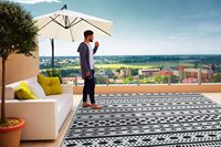 Tapis de prière portable en peluche PP tissé pour l'extérieur, la plage, le camping et les voyages, résistant à l'humidité, réversible, antidérapant, pour camping-car - Vente en gros fabricant