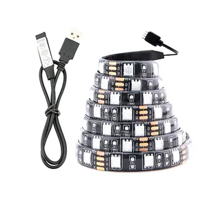 בית דקורטיבי טלוויזיה תאורה אחורית USB 5V LED רצועת אור גמיש LED רצועת אורות 5050 led טלוויזיה תאורה אחורית