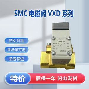 Vanne solénoïde VXD250LG 0,02-1MPa pour air et eau, pilotée par commande, SMC - Product Image 5