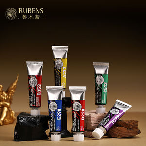 Rubens Factory Master Level Orchid Series 15ml Pigment d'aquarelle tubulaire à bas prix Combinaison de 6 tubes Ensemble de couleurs Vente en gros - Product Image 1