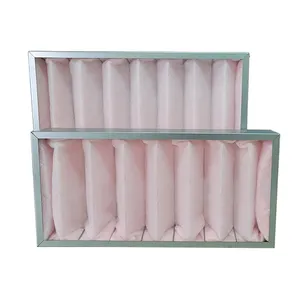 Wholesale Customized Size Medium Dust Collector Bag Air Filtration System Air Pocket Filter For HVAC