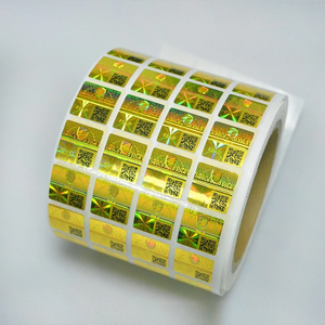 Etiquetas Holográficas PET Anti-falsificación Personalizadas con Láser 3D, Etiquetas <span class=keywords><strong>de</strong></span> Seguridad con Efecto Void para Teléfonos Móviles - Product Image 3