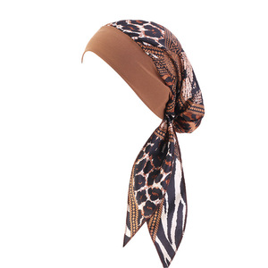 <span class=keywords><strong>Bonnet</strong></span> élastique à large bord de style rustique, turban d'été pour chimiothérapie, foulard pour <span class=keywords><strong>cheveux</strong></span> longs, couvre-chef pour femmes, chapeaux pour le <span class=keywords><strong>cancer</strong></span>, bandana - Product Image 5