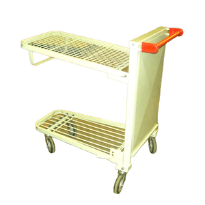 Carrello <span class=keywords><strong>a</strong></span> Molla <span class=keywords><strong>per</strong></span> Supermercati, Non È Necessario Incurvarsi <span class=keywords><strong>per</strong></span> Spostare e Ordinare Merci, Stile Regalo - Product Image 4