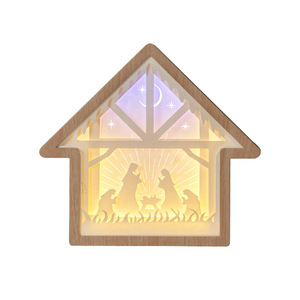 Veilleuse de table LED en papier sculpté <span class=keywords><strong>3D</strong></span> Veilleuse de chevet pour chambre à coucher Veilleuse tout festival Cadeau Fête des mères Fille Amie Enfants - Product Image 3