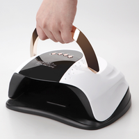 SUNKIN-Sèche-ongles professionnel portable personnalisable, 268W, SUN S2 Pro, 57 LED, lampe à ongles
