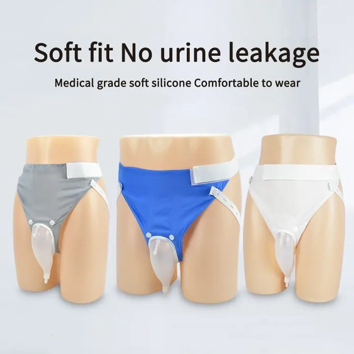 Saco de coleta de urina profissional descartável para incontinência urinária médica personalizada de 2000 ml para homens e mulheres