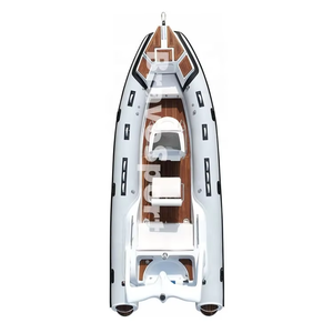 Bateau pneumatique RIB 580 de 20 pieds, coque en fibre de verre, Hypalon - Product Image 1