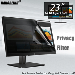 Filtre d'écran de confidentialité double face mat et brillant pour moniteurs PC 23 <span class=keywords><strong>pouces</strong></span> 16:10, anti-traces de doigts, anti-espionnage, anti-reflets, film anti-lumière bleue - Product Image 1