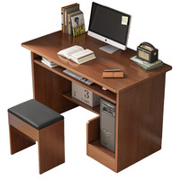 Bureau d'ordinateur moderne et minimaliste, table d'étude pour étudiants, table de travail pour petit appartement, chambre ou bureau