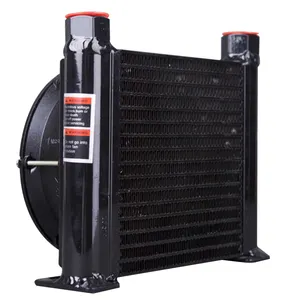 Custom all sizes radiator Aluminum fin heat exchanger oil to air heat exchangers with fan