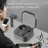 Écouteurs sans fil TWS personnalisés à bas prix, écouteurs intra-auriculaires Bluetooth avec indicateur de batterie LED et fonction étanche