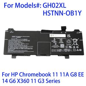 แบตเตอรี่แล็ปท็อปคุณภาพ HSTNN-OB1Y PGH02XL สำหรับ <span class=keywords><strong>HP</strong></span> <span class=keywords><strong>Chromebook</strong></span> 11 <span class=keywords><strong>11A</strong></span> G8 EE 14 <span class=keywords><strong>G6</strong></span> X360 11 G3ชุด7.7V 47.3WH - Product Image 2