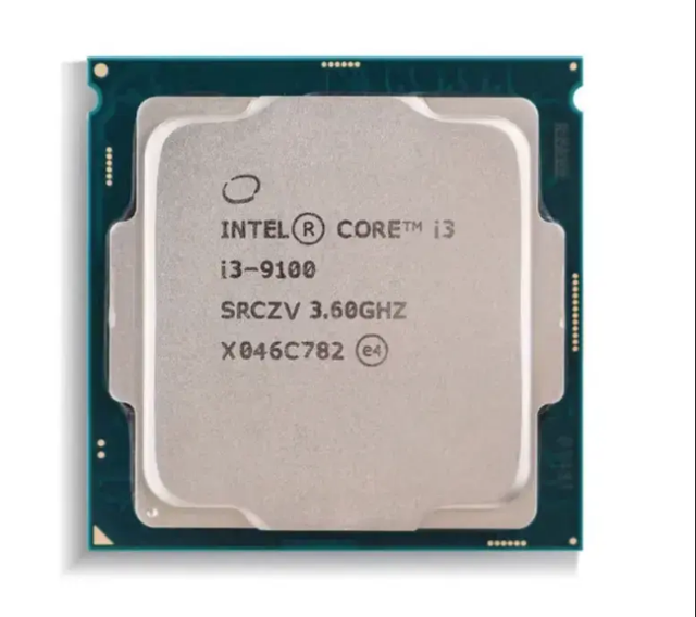 Applicable to Intel Core I3 9100, I3 9100f 3.6 GHZ Quad-core Quad-thread Central Processing Unit 65w 6m Processor 1151