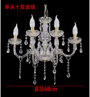 Lustre de mariage élégant et moderne en acrylique, luminaire suspendu LED à alimentation CA, écologique et durable pour scène de mariage