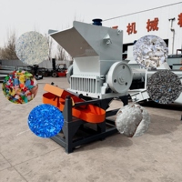 Broyeur industriel de plastique PET, HDPE, PVC, ABS, machine à broyer les déchets, matériaux de recyclage post-usage, 500-2000 kg pour usine