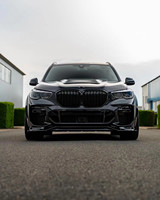 Pour BMW X5 G05 F95 kit carrosserie large en fibre de carbone X5 G05 F95 diffuseur de lèvre avant en fibre de carbone Spoiler kit carrosserie large
