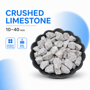 Vente en gros de pierre <span class=keywords><strong>calcaire</strong></span> concassée 10-<span class=keywords><strong>40</strong></span> mm pour les distributeurs de matériaux industriels - Product Image 1