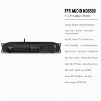 Processeur d'effets de pré-ampli FFR AUDIO NDS500 KTV, mixeur audio DSP 8 canaux, Bluetooth, WiFi, USB, optique, coaxial pour karaoké