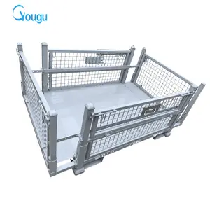 Warehouse Telescopic Stillage Cage Lengthen Wire Mesh Metal Cage