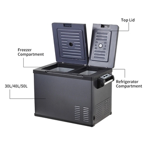 Refrigerador Solar Portátil de 30L 40L 50L para Fiestas, Nevera de 12v 24v CC para Bebidas Frías en Casa y al Aire Libre - Product Image 2