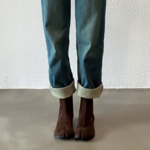 Botines de tobillo con punta dividida estilo coreano 2026 para mujer, cómodos, de alta calidad, que combinan con todo. - Product Image 4