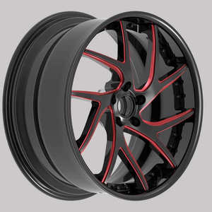 Jantes forgées sur mesure 5x120 5x112 5x114.3 pour voitures particulières, concaves, rouges, pour BMW, Benz, <span class=keywords><strong>Skoda</strong></span> - Product Image 4