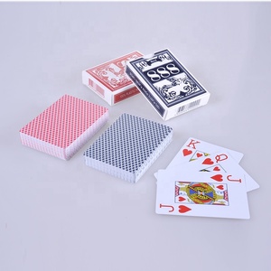 Benutzer definierte gedruckte personal isierte Poker karten Spielkarten Deck 888 Plastik papier box Shunda Jumbo Spielkarten Plastik beschichtet 5X7