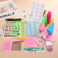 Kit d'outils de quilling DIY SHJ : Stylo à quilling à fente pour enroulement et bouclage, idéal pour projets de papier et de cartes, création de fleurs personnalisées