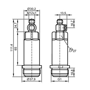 Sensor de Nivelación IFM PM1789 PM-,10BREA01-E-ZVG/US -5-100mbar 4-20mA - Product Image 6