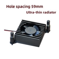 Mini Ventilador de Refrigeración con Rodamiento de Bolas de Aluminio, Conector de 4 Pines, para Tarjeta Gráfica, Radiador, Chip de Puente Sur y Puente Norte