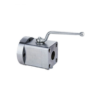 Válvula de Bola Hidráulica de Acero Inoxidable de 2 Vías PN210 PN420 KHSE con Brida, Venta al por Mayor - Product Image 2