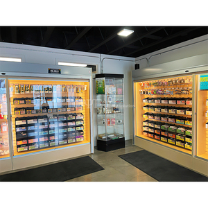 Tùy chỉnh xì gà Humidor tủ đồ nội thất hiển thị kính Showcase khói cửa hàng gỗ gụ xì gà tủ - Product Image 6