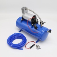 Réservoir de klaxon d'air pour voiture DC12V/24V Compresseur Suspension pneumatique avec klaxon d'air