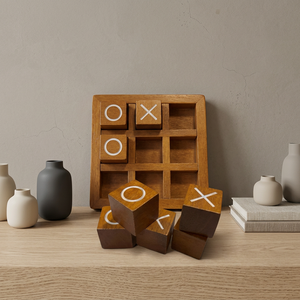Gioco del Tris in Legno XO, Gioco da Tavolo Educativo per Genitori e Figli, Giocattolo Interattivo per il Tempo Libero e l'Intrattenimento - Product Image 5