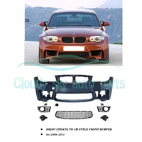 Kits carrosserie E82 E87, mise à niveau E E, pare-chocs avant style M avec calandre et feux antibrouillard pour Série 1 E82 E87 2008 2009 2011