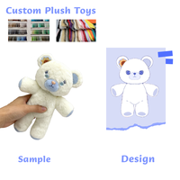 Fabricant de cadeaux de Noël personnalisés en peluche, peluche personnalisée, figurines en peluche, jouets en peluche, ours en peluche personnalisé