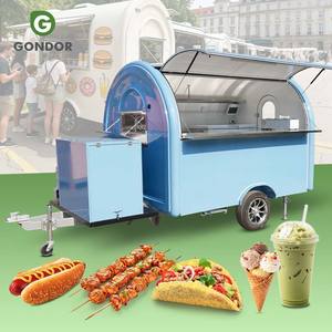 Chariot de vente ambulante mobile pas cher pour café, nourriture de rue, chariot de concession pour hot-dogs, beignets, à vendre - Product Image 1