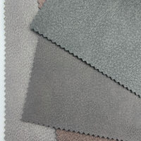 Cuir PU sans PFAS, doux et confortable, 340 GSM, 0,7 mm d'épaisseur, avec support tissé, grain litchi, pour manteaux, vestes et vêtements