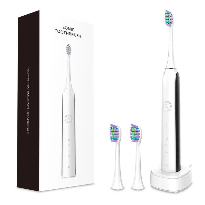 Baolijie özel etiket diş fırçası Led diş beyazlatma Sonic elektrikli diş fırçası