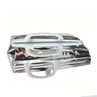 Sac isotherme en aluminium laminé de qualité alimentaire avec poignée en plastique, sac isotherme pour outils, médicaments, stockage à froid des aliments